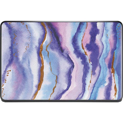 Blue Violet Watercolor Geode Google Pixelbook Go Skin